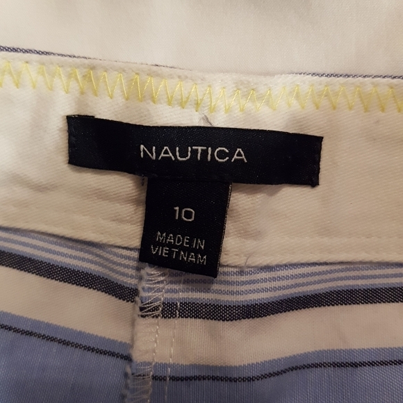 Nautica girls size 10 striped shorts - Picture 5 of 6